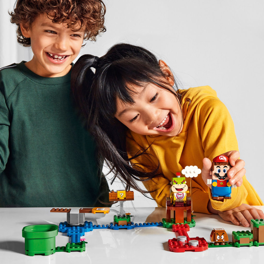 Echt, offline Mario spelen met LEGO en Nintendo