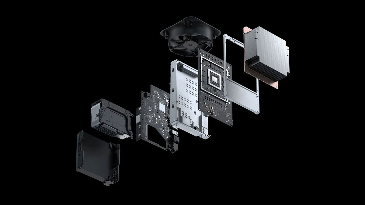 Microsoft Xbox Series X Exploded View