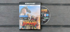 Cover Jumanji: The Next Level op 4K Blu-Ray