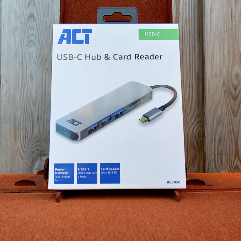 Review: ACT USB-C Hub & Card Reader (AC7050) - GadgetGear.nl