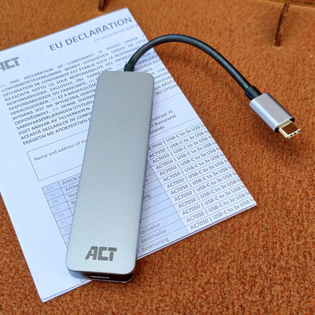 Review: ACT USB-C Hub & Card Reader (AC7050) - GadgetGear.nl