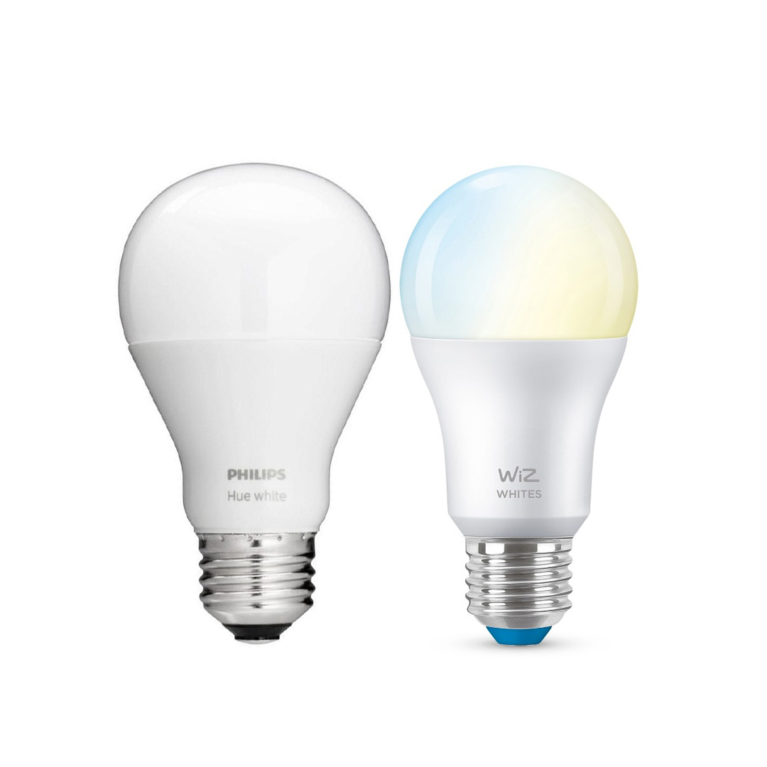Philips Hue & Signify WiZ White E27 Lampen