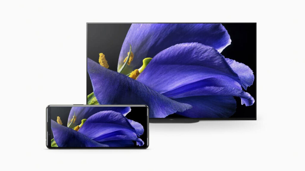 Sony Xperie 5 II met Bravia TV