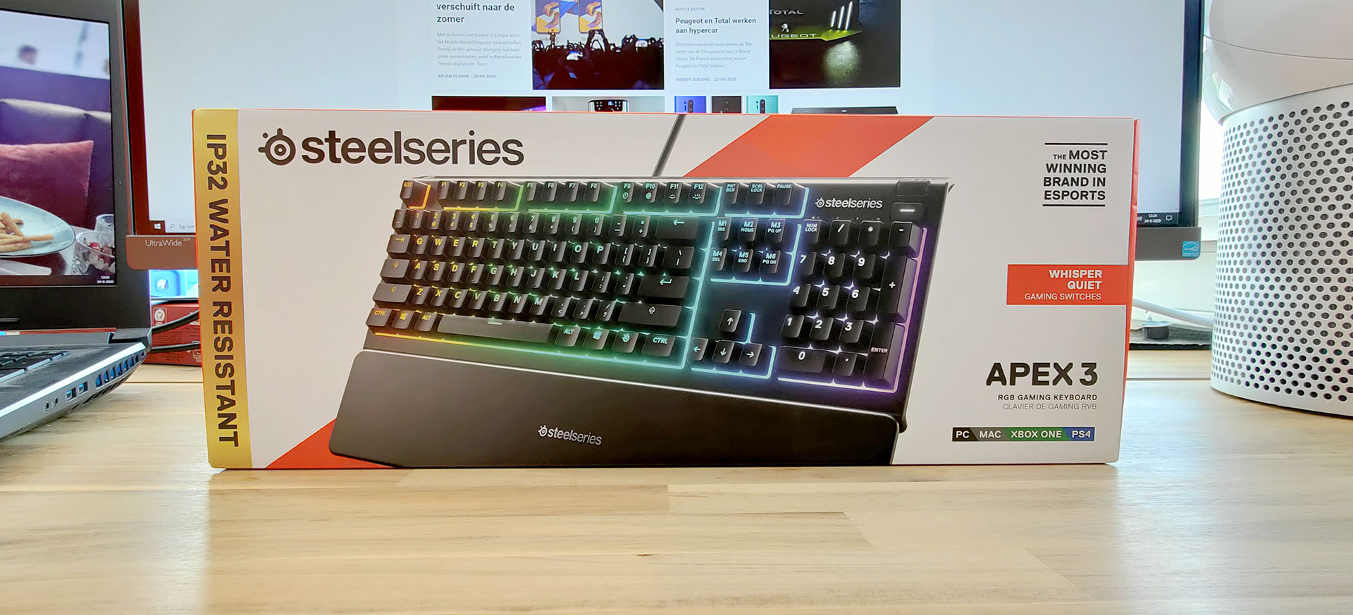 Steelseries Apex 3 Verpakking