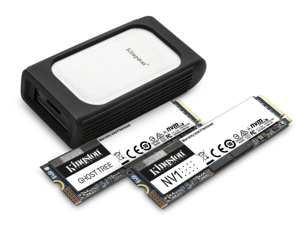 Kingston NVMe SSD producten CES 2021