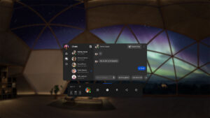Oculus Quest Facebook Messenger App