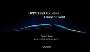 Oppo Find X3 Lancering