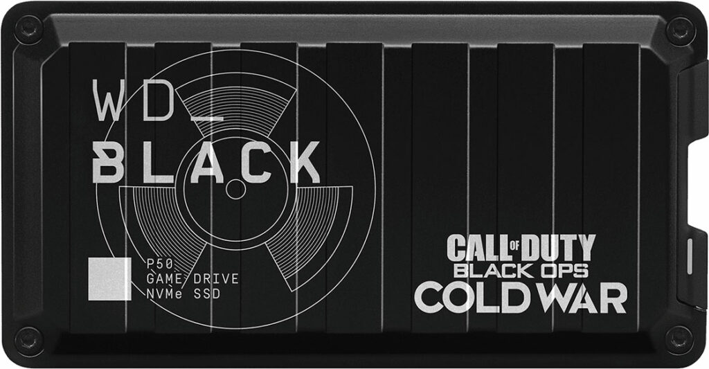 WD Black Game Drive P50 NVMe SSD Call of Duty Special Edition