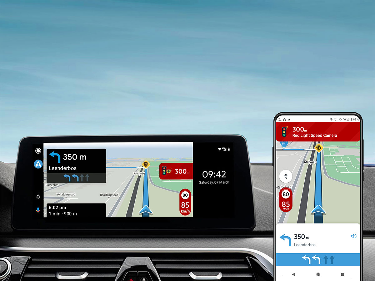 TomTom AmiGO app op Android Auto