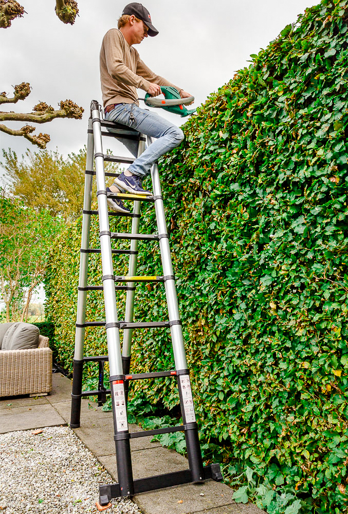 ergens bij betrokken zijn Glad Uitdaging Review : Aldorr vouwladder - GadgetGear.nl - telescopische vouwladder