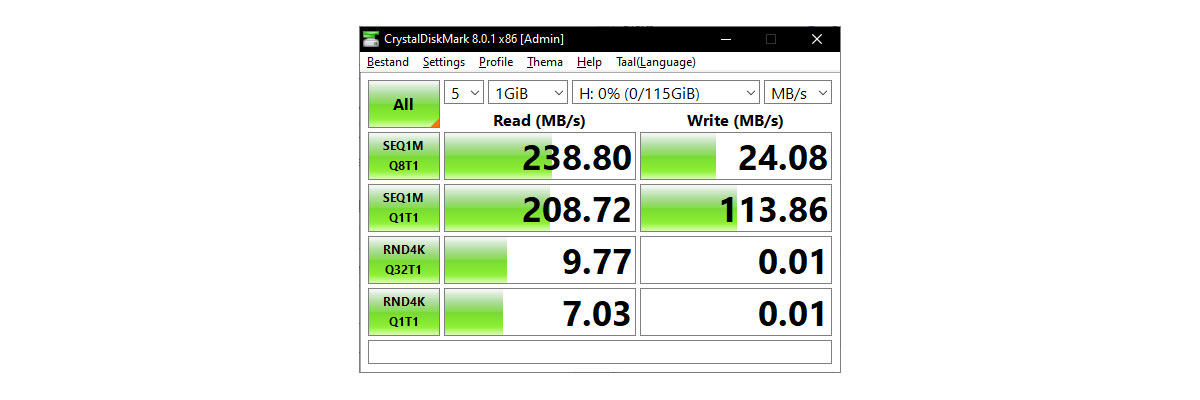 Kingston DataTraveler Kyson CrystalDiskMark X64 Benchmarks