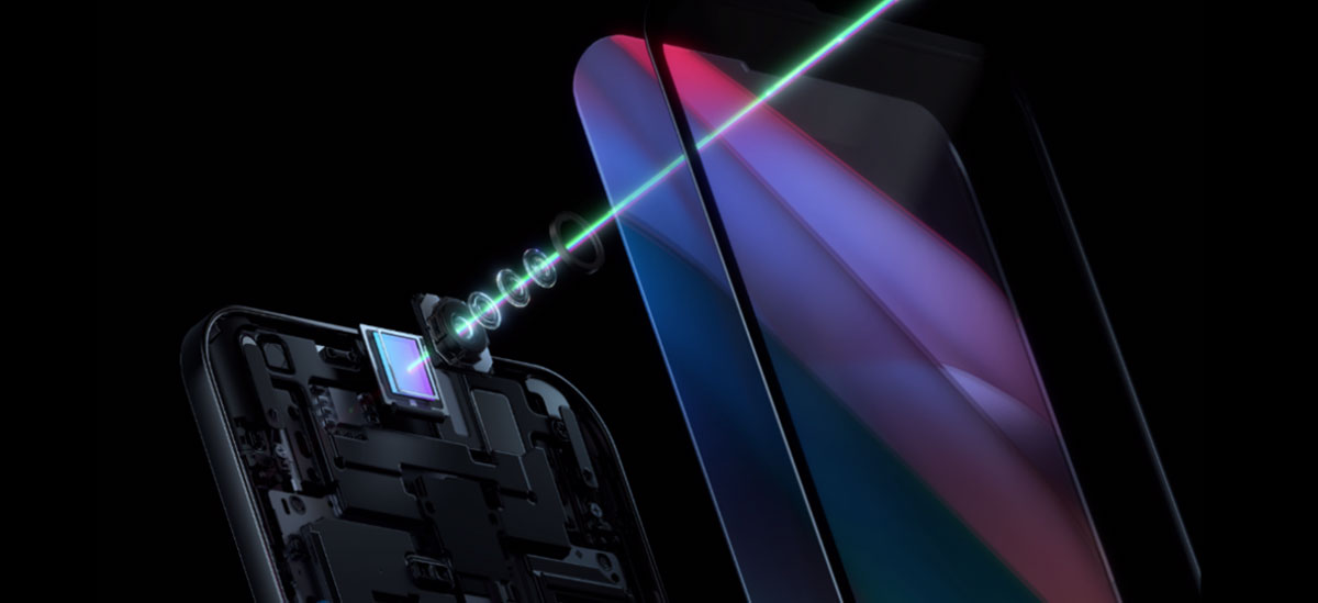 Oppo camera onder het display