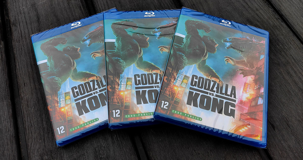 3x Godzilla vs. Kong op Blu-Ray