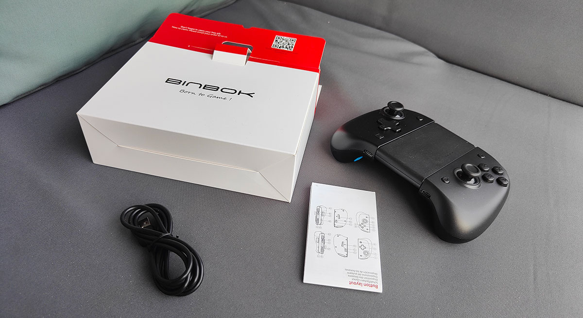 Binbok Wireless RGB Joycon Controllers for Switch-Black Unboxing