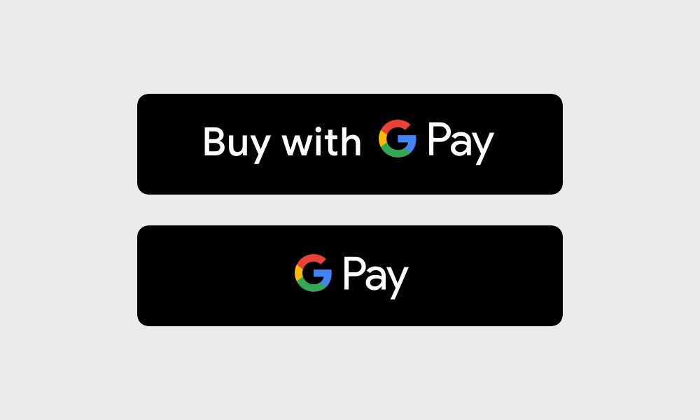 Google G Pay Knoppen