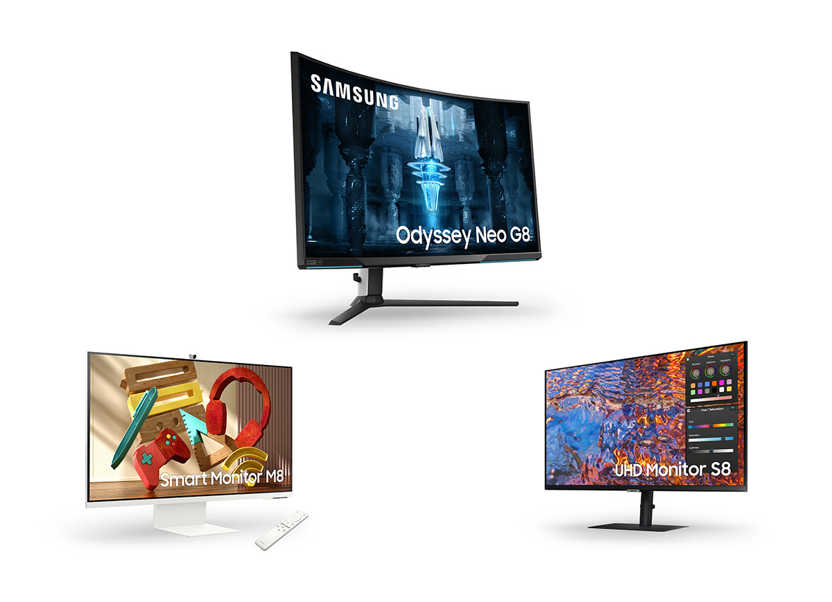 komt met Smart Monitor M8, UHD Monitor S8 en Odyssey Neo G8 - GadgetGear.nl