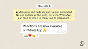 WhatsApp Reactie Emoji