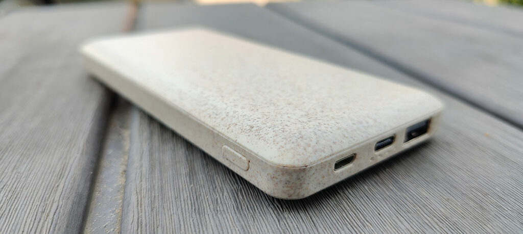 XD Collection Wheat Straw Powerbank in detail