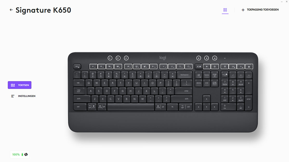 Logitech Signature K650 Keyboard met Logi Options+