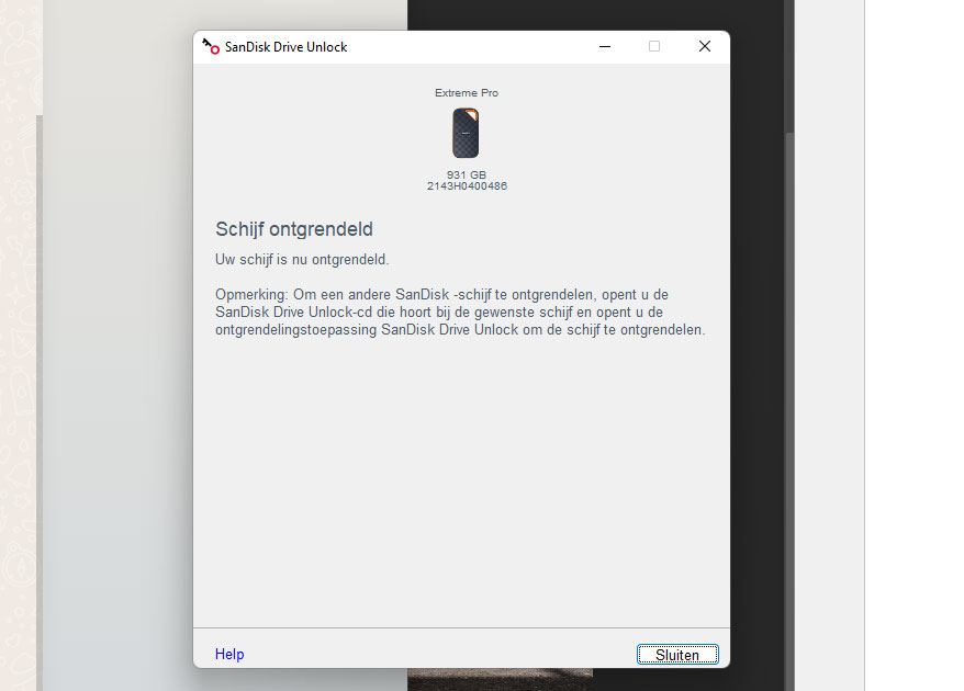 SanDisk Unlocker