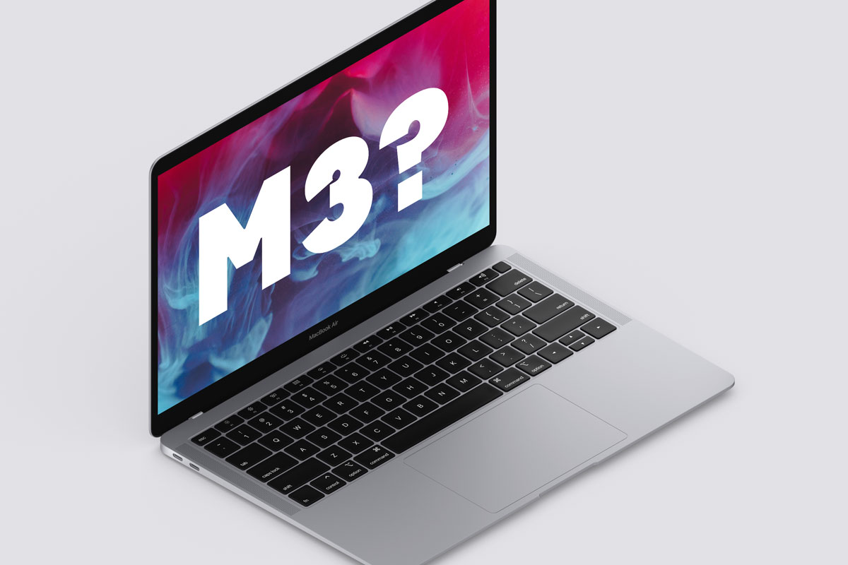 Apple MacBook Air met M3 logo