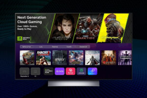 LG Game Card op WebOS 2023