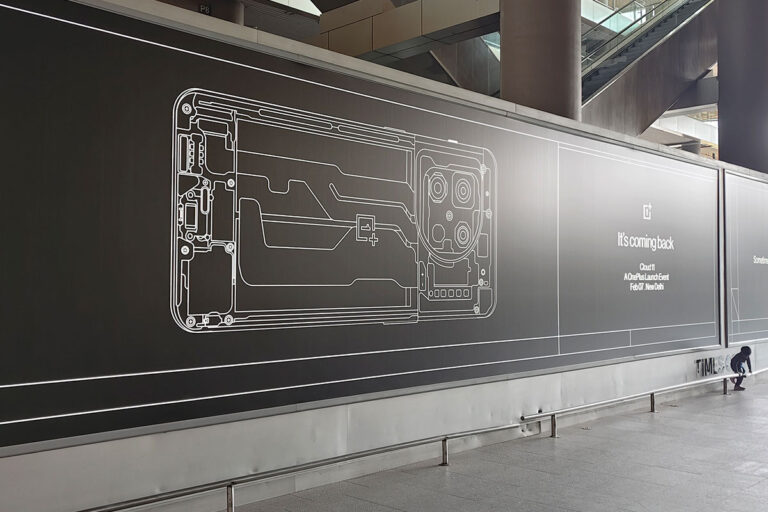 OnePlus 11 evenement aankondiging op Mombay Airport