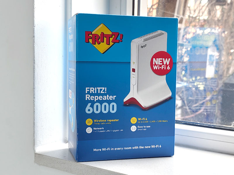Fritz!Repeater 6000 Verpakking