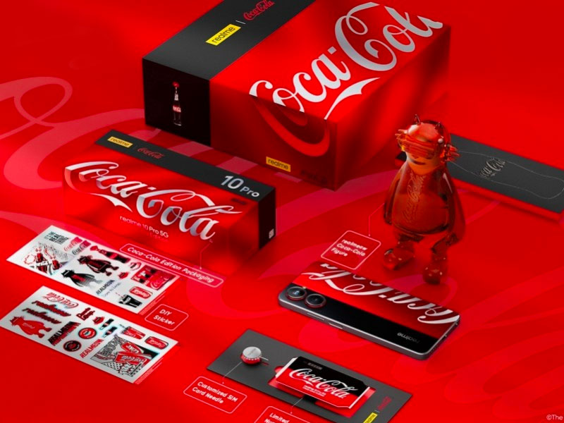Realme 10 Pro 5G Coca-Cola Limited Edition Verpakking