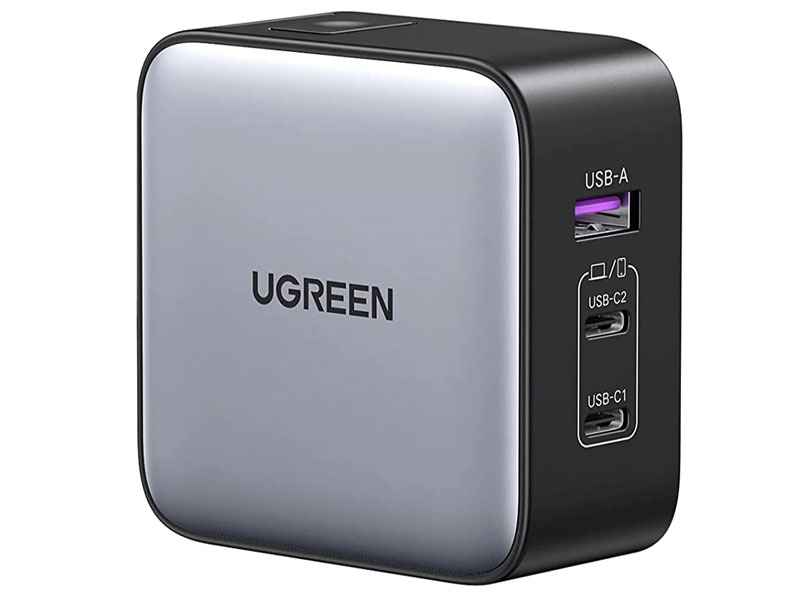 Ugreen de 65W Nexode GaN USB-C 3-Port wall charger