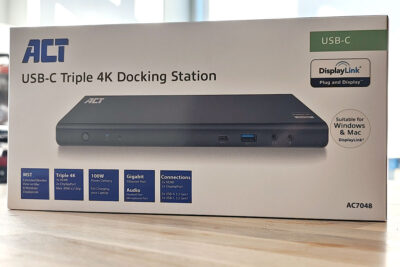 ACT AC7048 USB-C Triple 4K Docking Station Verpakking