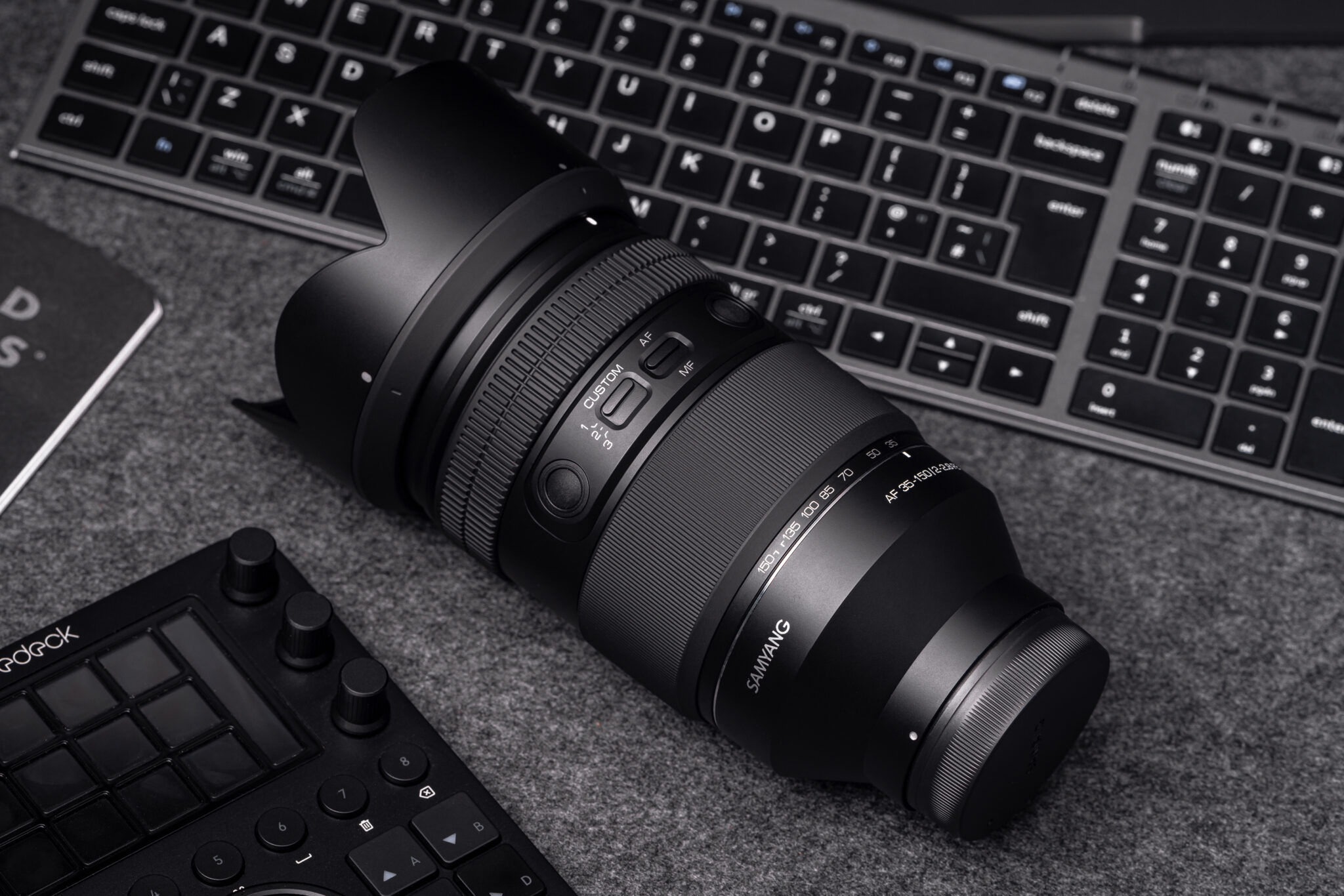 Bague De Fixation Trépied Pour Objectif Samyang 35–150 Mm F/2.0–2.8 – 86 Mm, Arca-Swiss