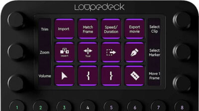 Loupedeck Bovenkant