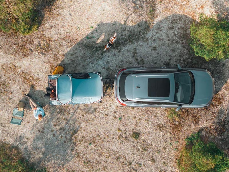 Thule Outset van boven