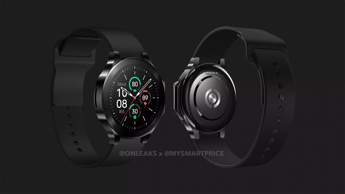 OnePlus Watch voor en achter