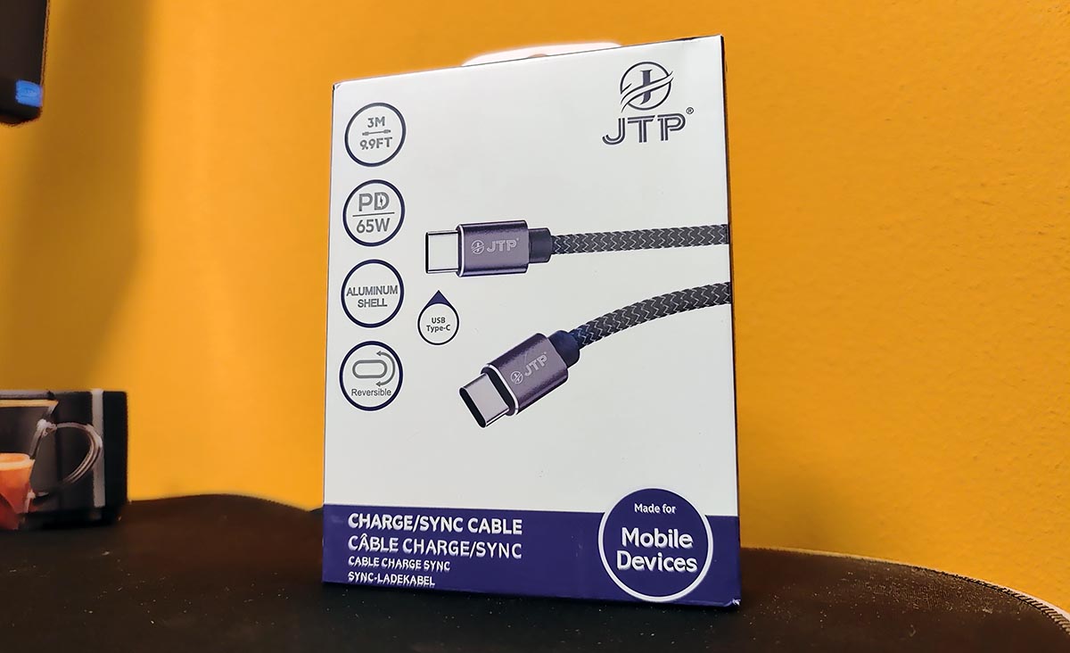 Charge/Sync Cable 3 meter Verpakking