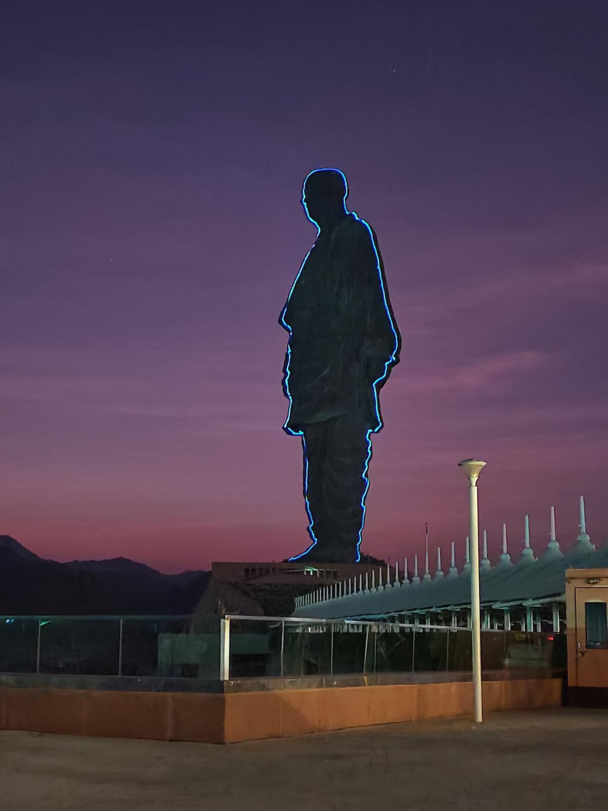 Statue of Unity lasershow