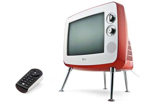 LG Retro Classic TV incl. afstandsbediening