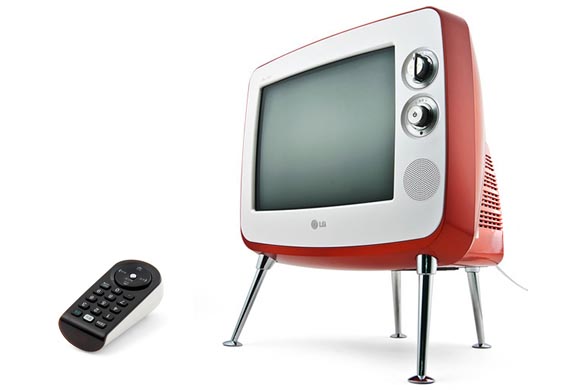LG Retro Classic TV incl. afstandsbediening