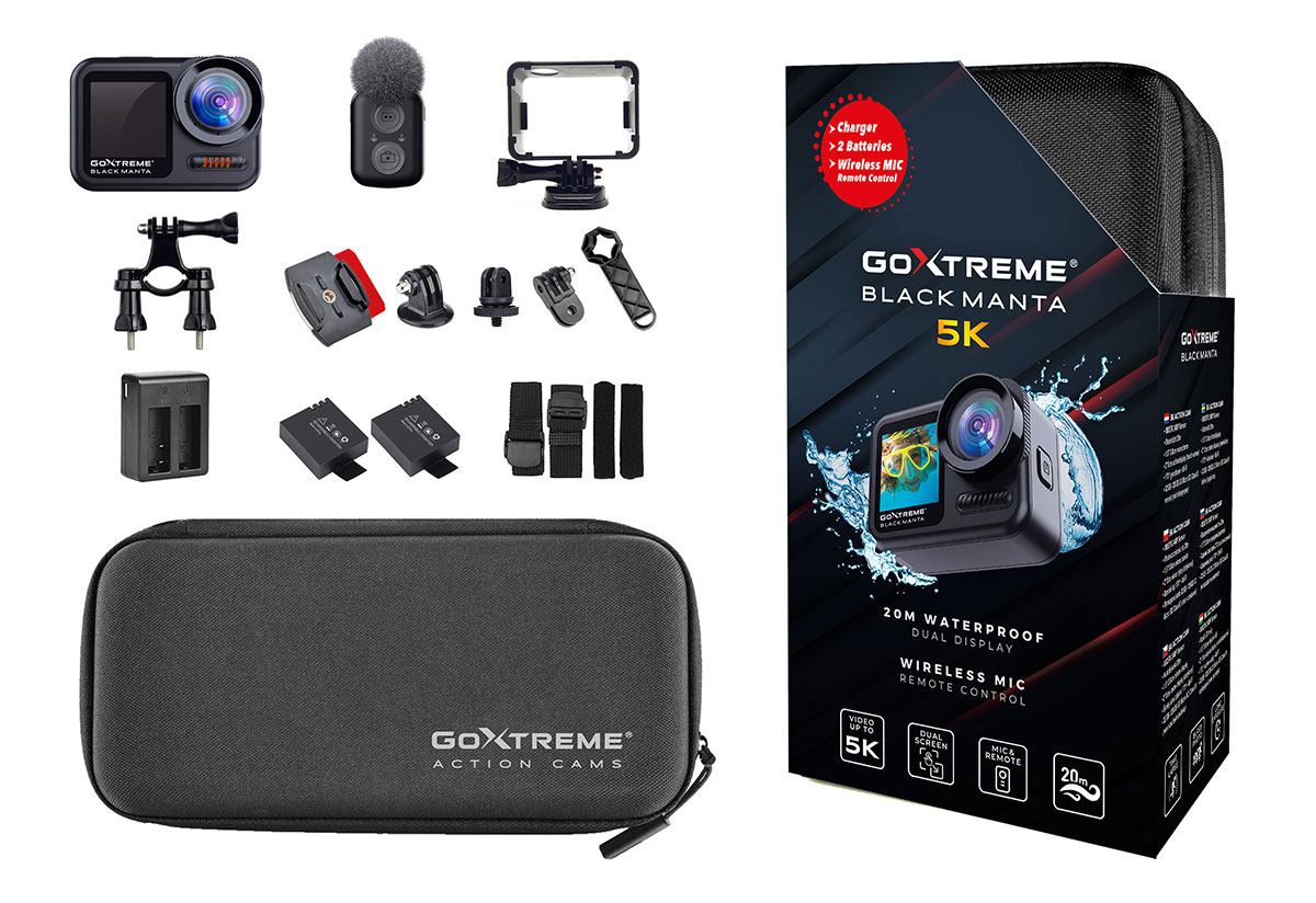 goxtreme black manta actioncam