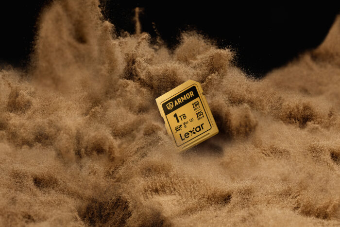 lexar® gold armor pro sdxc™ uhs ii card lifestyle 2