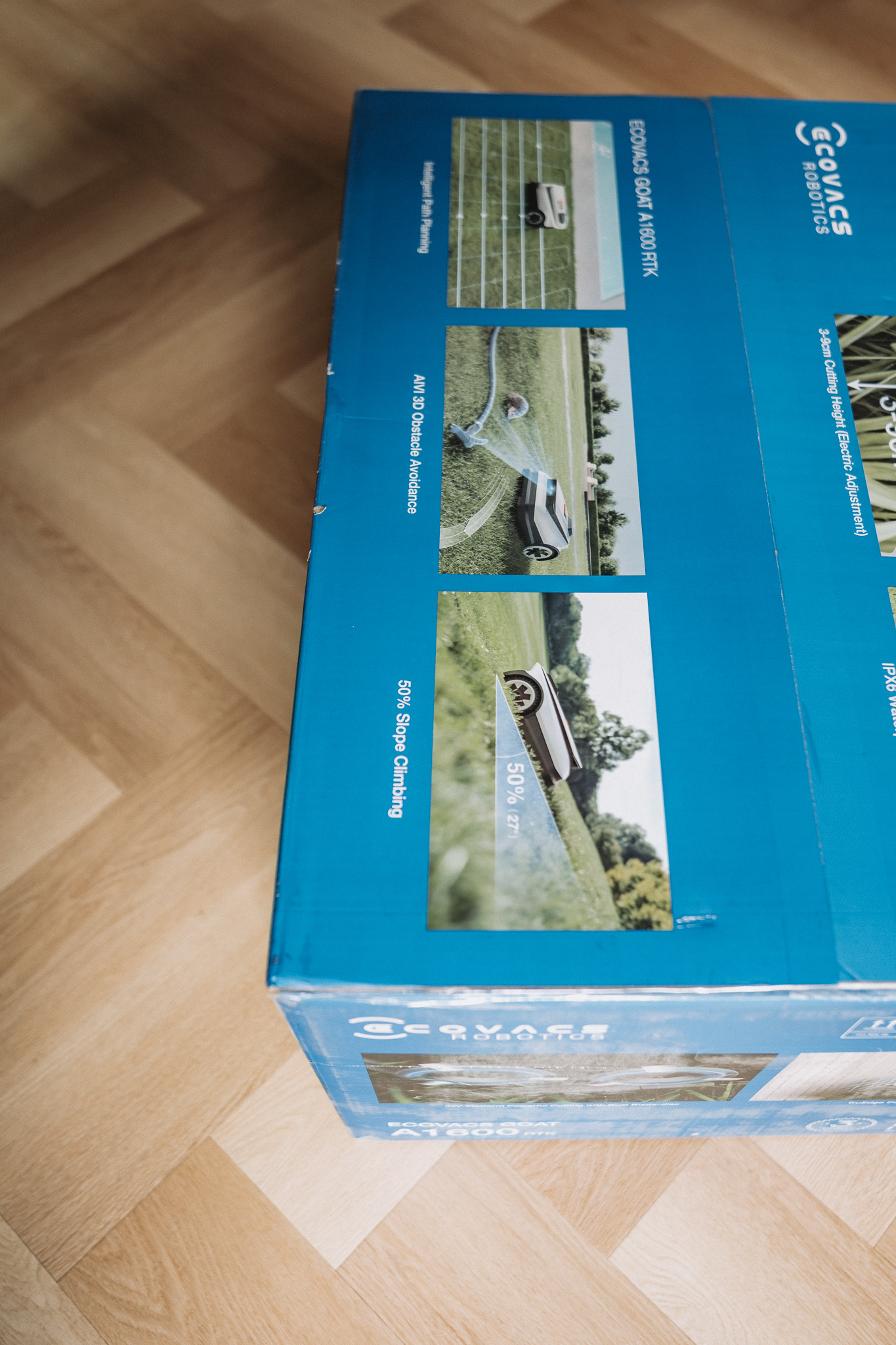 TruEdge maairesultaat van de Ecovacs GOAT A1600 RTK