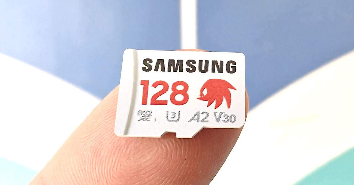 Samusng microSDXC SEGA Sonic