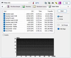 hdtune extra tests read