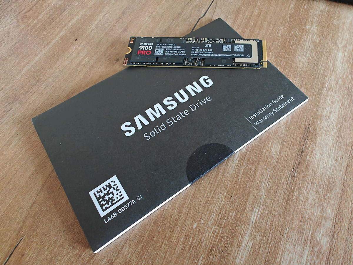 Samsung 9100 Pro SSD Unboxing