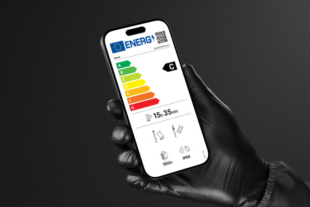 Apple iPhone 16 met energielabel