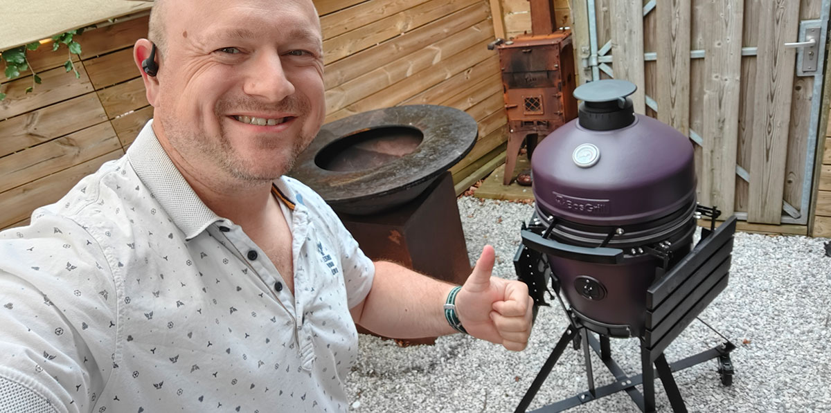 Arjan en de Bosgrill kamado