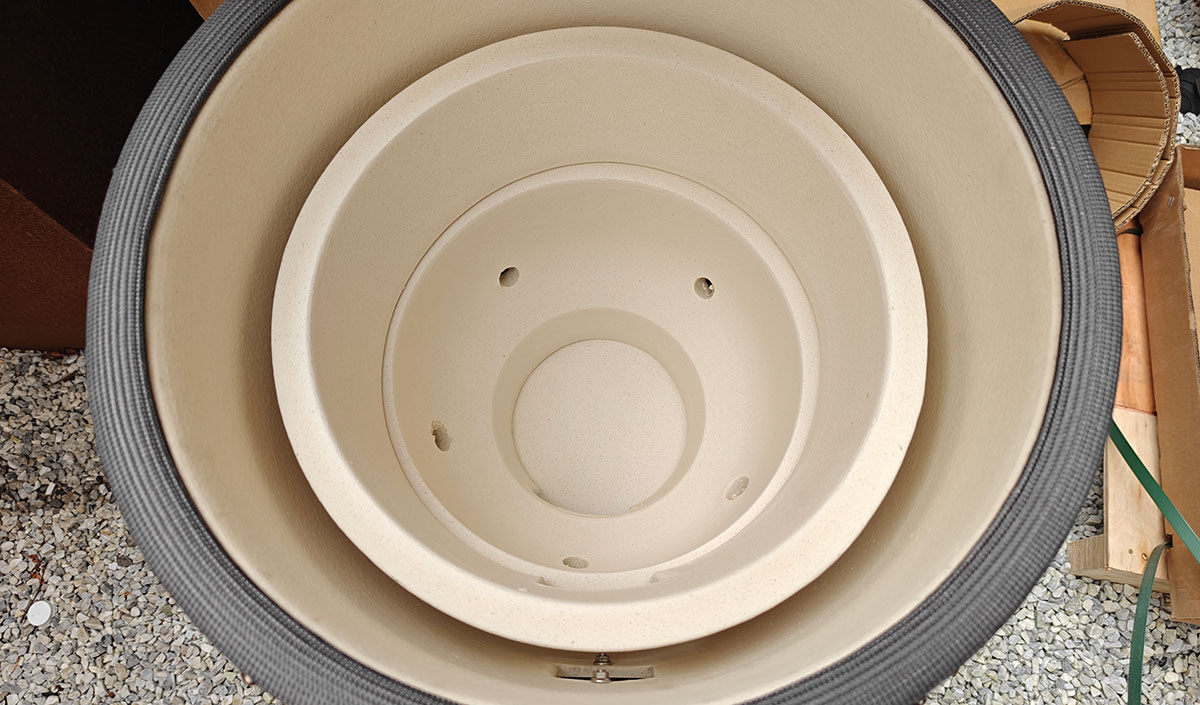 Bosgrill geen ashtray