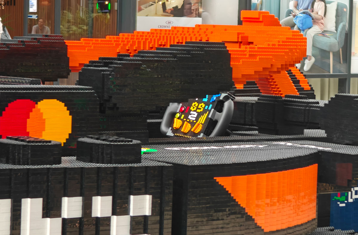 LEGO McLaren F1 stuurwiel