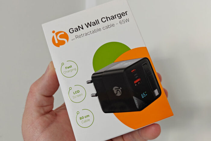 iS GaN Wall Charger Verpakking